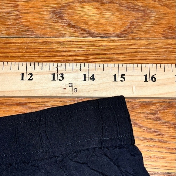 Madewell ankle crop pull on pants black size medium pockets minimalist casual - Picture 6 of 10